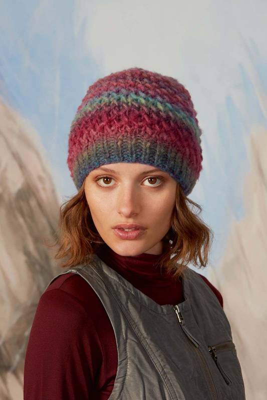 Knitting set Hat ORION with knitting instructions in garnwelt box