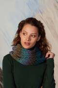 Strickset Schal Lang YarnsOrion IRIS mit Anleitung in garnwelt-Box ca 34 x 200 cm