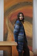 Strickset Jacke Lang Yarns Cloud Tweed DINA mit Anleitung in garnwelt-Box S-M