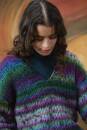 Strickset Kurzer Pullover Lang Yarns Cloud Tweed ANNA mit Anleitung in garnwelt-Box