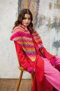 Strickset Dreiecktuch Lang Yarns Cloud Tweed ILSE mit Anleitung in garnwelt-Box ca 77 x 188 cm