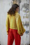 Strickset Cape Lang Yarns Cloud Tweed GISELA mit Anleitung in garnwelt-Box one size