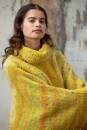 Strickset Cape Lang Yarns Cloud Tweed GISELA mit Anleitung in garnwelt-Box one size
