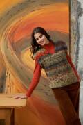 Strickset Pullunder Lang Yarns Cloud Tweed CORA mit Anleitung in garnwelt-Box S