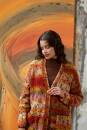 Strickset Lange Jacke Lang Yarns Cloud Tweed GABY mit Anleitung in garnwelt-Box