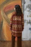 Strickset Lange Jacke Lang Yarns Cloud Tweed GABY mit Anleitung in garnwelt-Box S-M