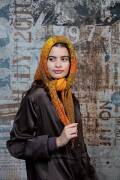 Knitting set Triangular shawl LOVIS with knitting instructions in garnwelt box in size ca 53 x 140 cm