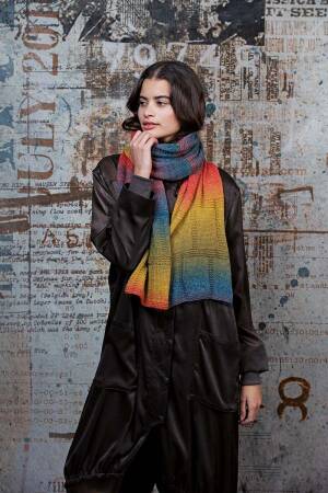 Strickset Schal Lang YarnsLovis ROSIE mit Anleitung in garnwelt-Box