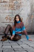 Knitting set Sweater LOVIS with knitting instructions in garnwelt box in size S
