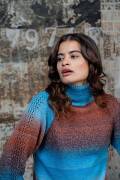 Knitting set Sweater LOVIS with knitting instructions in garnwelt box in size S