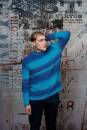 Strickset Herrenpullover Lang YarnsLovis MATTEO mit Anleitung in garnwelt-Box
