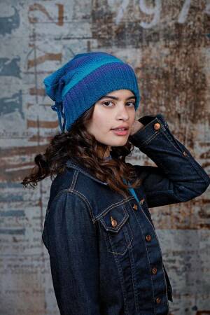 Knitting set Hat LOVIS with knitting instructions in garnwelt box in size DG