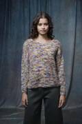 Strickset Pullover Lang YarnsMuse VERA mit Anleitung in garnwelt-Box S-M