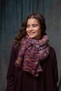Knitting set  MUSE with knitting instructions in garnwelt box in size ca 32 x 190 cm