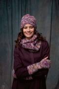 Knitting set  MUSE with knitting instructions in garnwelt...