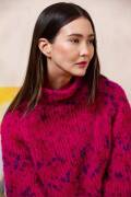 Strickset Raglanpullover Lang YarnsPhoenix Tweed ANOUK mit Anleitung in garnwelt-Box