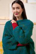Strickset Jacke Lang YarnsPhoenix Tweed DIANA mit Anleitung in garnwelt-Box S-M