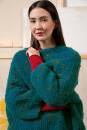 Strickset Jacke Lang YarnsPhoenix Tweed DIANA mit Anleitung in garnwelt-Box S-M