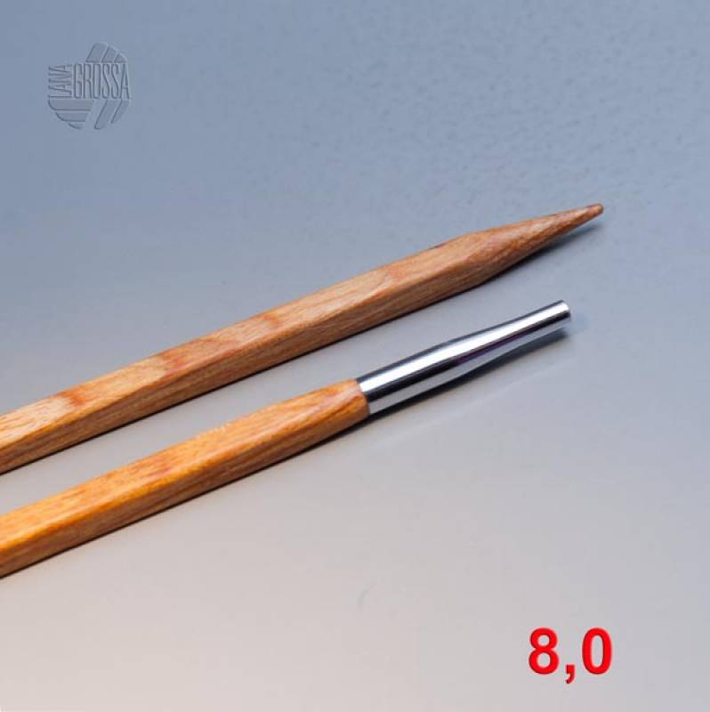 Lana Grossa Vario Nadelspitzen Design-Holz Quattro 8,0mm