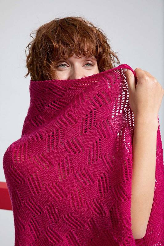 Knitting instructions Triangular shawl 280_06 LANGYARNS Noelle as download