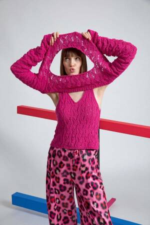 Knitting instructions Long sleeve shrug top 280_10 LANGYARNS Ortica as download