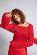 Knitting instructions Long sleeve shrug top 280_10 LANGYARNS Ortica as download