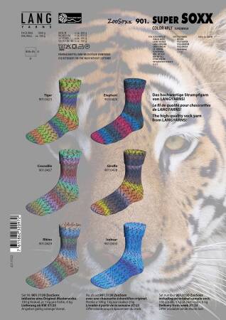 Lang Yarns SET SUPER SOXX COLOR 4-FACH/4-PLY 1130 1130