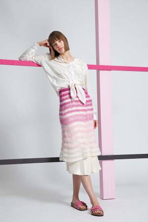 Strickset Rock Lang Yarns Mohair  TAMARA mit Anleitung in garnwelt-Box