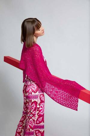 Strickset Schal Lang Yarns Noelle PAT mit Anleitung in garnwelt-Box