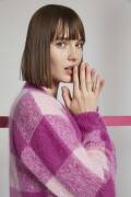 Strickset Jacke Lang Yarns Mohair  TAMINA mit Anleitung in garnwelt-Box S-M