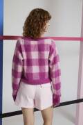 Strickset Pullover Lang Yarns Mohair  YOLANDA mit Anleitung in garnwelt-Box S-M