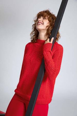 Strickset Pullover Lang Yarns Ortica AURELIA mit Anleitung in garnwelt-Box S