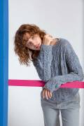 Strickset Pullover Lang Yarns Vaya MELISSA mit Anleitung in garnwelt-Box S-M