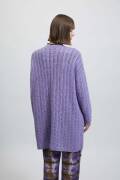 Knitting set Long cardigan REGINA with knitting instructions in garnwelt box