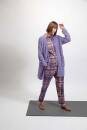 Knitting set Long cardigan REGINA with knitting instructions in garnwelt box