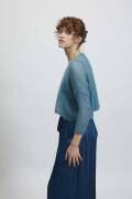 Strickset Pullover Lang Yarns Mohair  ANNIKA mit Anleitung in garnwelt-Box