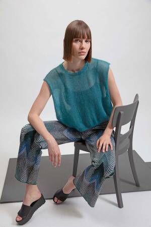 Strickset Weites Top Lang Yarns Mohair  ANASTASIA mit Anleitung in garnwelt-Box S