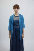 Strickset Jacke Lang Yarns Crealino NELE mit Anleitung in...