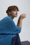 Strickset Jacke Lang Yarns Crealino NELE mit Anleitung in garnwelt-Box S-M