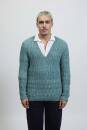 Strickset Herrenpullover Lang Yarns Vaya ANTON mit Anleitung in garnwelt-Box