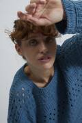Strickset Pullover Lang Yarns Oceania GINNY mit Anleitung in garnwelt-Box S