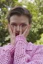 Strickset Crocheted cardigan WAD WOOLADDICTS Sunshine FLOWER FIELD mit Anleitung in garnwelt-Box