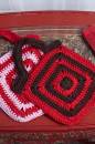 Knitting set Crocheted bag SUNSHINE with knitting instructions in garnwelt box in size ca 22 x 22 cm