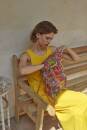 Strickset Crocheted gym bag WAD WOOLADDICTS Artsy CONFETTI PARTY mit Anleitung in garnwelt-Box