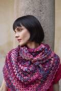 Strickset Crocheted triangular shawl WAD WOOLADDICTS...