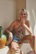 Knitting set Crocheted halter-neck top ARTSY with knitting instructions in garnwelt box in size S