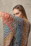 Strickset Dreiecktucn Lang Yarns Paradise BEATE mit Anleitung in garnwelt-Box ca 140 x 55 cm