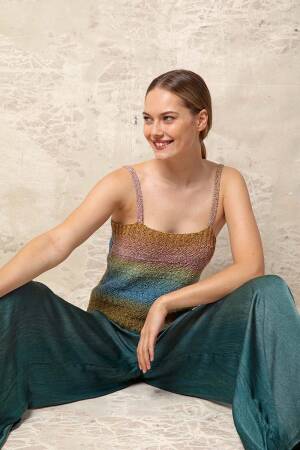 Knitting set Top PARADISE with knitting instructions in garnwelt box