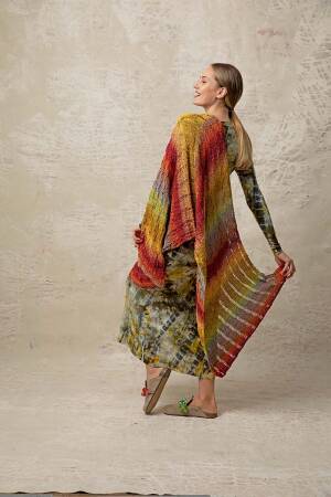 Strickset Schultertuch Lang Yarns Paradise BIANCA mit Anleitung in garnwelt-Box ca 58 x 169 cm