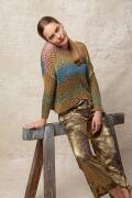 Strickset Pullover Lang Yarns Paradise LUMI mit Anleitung in garnwelt-Box S-M